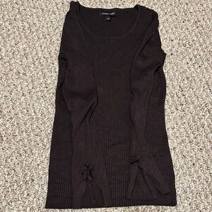 41 Hawthorn Brown Ribbed Sweatshirt